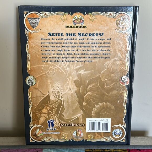 Pathfinder Secrets of Magic Hardcover Book - Picture 2 of 9